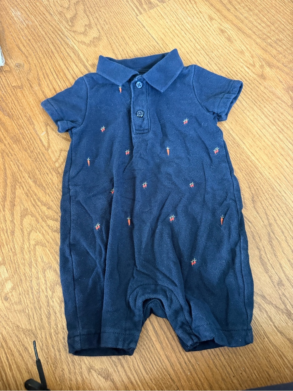 Beatrix Potter x Baby Gap navy polo romper size 6-12m